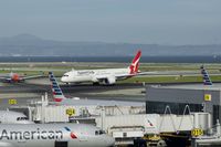 VH-ZNI @ KSFO - Picture taken from new observation deck terminal 2. SFO. 2020. - by Clayton Eddy