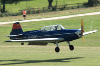 D-ERIO @ EDST - Zlin Z-326M landing at Hahnweide airfield, Germany. OTT 2019