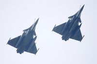 34 @ LFRJ - Dassault Rafale M, Flight over Landivisiau naval air base (LFRJ) - by Yves-Q