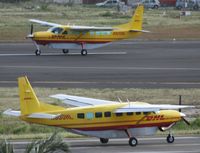 N900HL @ TNCM - Some DHL action at TNCM