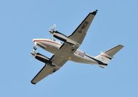 G-NICB @ EGFH - Beech King Air operated by DragonFly Aviation Services. - by Roger Winser