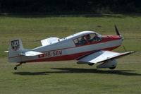 HB-SEW @ EDST - Jodel DR.1050 landing at Hahnweide airfield, Germany. OTT 2019