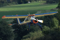 D-EWRE @ EDST - PZL-104 Wilga 35A approaching the runway of Hahnweide airfield, Germany. OTT 2019 - by Van Propeller