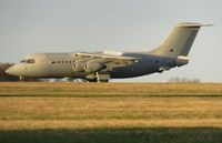 ZE708 @ EGSH - Arriving on RWY 27 after performing ILS circuit training.