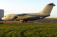 ZE708 @ EGSH - Arriving on the SaxonAir apron after performing ILS circuit training.