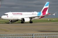D-AKNQ @ EGSH - Departing Stand 5 to Berlin (TXL), following respray.