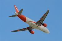 HB-JYE @ LFBD - Airbus A320-214, Climbing from rwy 05, Bordeaux-Mérignac airport (LFBD-BOD) - by Yves-Q