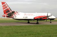 G-LGND @ EGSH - Spiorad de Sandaidh arriving from Edinburgh (EDI) on a charter, with Loganair dignitaries on board.