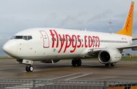 TC-IZE @ EGSH - Elif parked on Stand 5 shortly after arrival from Bacau (BCM), for respray by Air Livery.