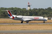 F-GRGG @ LFBD - Embraer EMB-145EU, Take off run rwy 05, Bordeaux Mérignac airport (LFBD-BOD) - by Yves-Q
