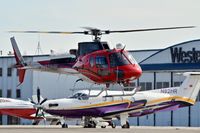N921HM @ KBOI - Hovering over south GA ramp. - by Gerald Howard