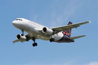OO-SSV @ LFBD - Airbus A319-111, Short approach rwy 23, Bordeaux-Mérignac airport (LFBD-BOD) - by Yves-Q