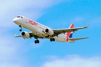 F-HBLA @ LFBD - Embraer 195LR, Short approach rwy 23, Bordeaux-Mérignac airport (LFBD-BOD) - by Yves-Q