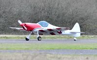 G-TWSR @ EGFH - Visiting Twister arriving Runway 22. Note revised colour scheme. - by Roger Winser