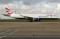 G-LCYV @ EGSH - Under tow from Stand 4 after arrival from London (LCY). It was placed under storage due to a drop in passenger demand, during the COVID-19 outbreak.