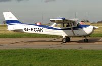 G-ECAK @ EGSH - Departing home to Earls Colne (EGSR) after a short visit.