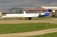 ES-ACK @ EGSH - Alfhild Viking under tow by Air Livery to Stand 7, following respray.