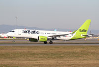 YL-CSB @ LOWW - Air Baltic CS300 - by Andreas Ranner