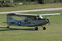 N94578 @ EDST - Aeronca L-16A (7BCM Champion) ready for take off from Hahnweide airfield, Germany. OTT 2019