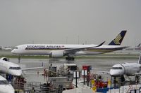 9V-SMY @ KSFO - Rainy morning SFO 2020.