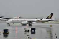 9V-SMY @ KSFO - Rainy morning SFO 2020.