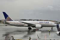 N27908 @ KSFO - Rainy morning SFO 2020.