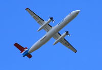 LX-LQB @ LEBL - Over the Llobregat Delta after take-off from El Prat Airport, Barcelona - by Chris Holtby