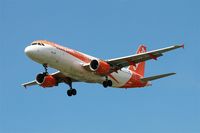 G-EZTF @ LFBD - Airbus A320-214, Short approach rwy 23, Bordeaux-Mérignac airport (LFBD-BOD) - by Yves-Q