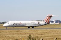 EI-FCB @ LFBD - Boeing 717-200, Taxiing to holding point rwy 05, Bordeaux-Mérignac airport (LFBD-BOD) - by Yves-Q