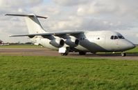 ZE707 @ EGSH - Departing SaxonAir home to RAF Northolt (NHT), after another training visit.