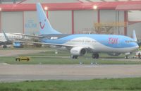 TC-IZE @ EGSH - Under tow by Air Livery following respray. Will be G-TUKB.
