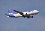 F-GKXR @ EGLL - Airbus A320-214 on finals to London Heathrow. - by moxy