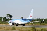 OO-TUV @ LFBD - Boeing 737-86J, Lining up rwy 05, Bordeaux Mérignac airport (LFBD-BOD) - by Yves-Q