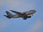 JY-AGQ @ EGLL - Airbus A310-304F on finals to London Heathrow. - by moxy