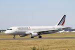 F-HBNE @ LFBD - Airbus A320-214, Holding point rwy 05, Bordeaux Mérignac airport (LFBD-BOD) - by Yves-Q