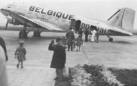 OO-AUH @ EBBR - 11 Novembre 1939 départ du DC3 vers Shoreham en Angleterre - by My Grandfather Paul Stouffs