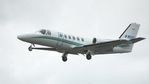 M-WOOD @ EGFH - Visiting Citation Bravo operated by Horizon Air Charter. - by Roger Winser