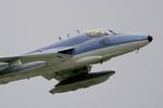 C-FUKW @ LFRJ - Apache Aviation Hawker Hunter T.68, Take off Rwy 08, Landivisiau Naval Air Base (LFRJ) - by Yves-Q