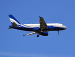 9H-TLS @ EGLL - Airbus A319-112 on finals to London Heathrow. - by moxy