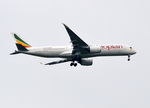 ET-AUA @ EGLL - Airbus A350-941 on finals to L ondon Heathrow. Runway 09R.
