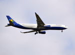 9XR-WP @ EGLL - Airbus A330-343 on finals to runway 09R, London Heathrow.