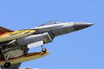 FA-94 @ LFRJ - SABCA F-16AM Fighting Falcon, Short approach rwy 08, Landivisiau Naval Air Base (LFRJ) Tiger Meet 2017 - by Yves-Q