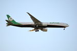 B-16733 @ EGLL - Boeing 777-3SHER on finals to London Heathrow. - by moxy