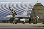 FB-15 @ LFRJ - General Dynamics F-16BM Fighting Falcon, Flight line, Landivisiau Naval Air Base (LFRJ) Tiger Meet 2017 - by Yves-Q
