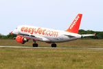 G-EZAB @ LFRB - Airbus A319-111, Landing rwy 25L, Brest-Bretagne airport (LFRB-BES) - by Yves-Q