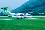 F-OHFB @ LSZA - At Lugano-Agno. Deregistered 2001-03-26. Scanned from a slide. - by sparrow9
