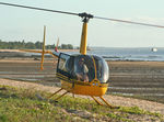 VH-FCA - Front view of ‘Brazacca’s Cape York Helicopters’ Robinson R44 Clipper I VH-FCA Cn 1405 departing the North tip of Cape York on 01Jul2006. This is the most Northerly point on the Australian mainland. - by Walnaus47