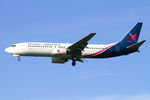 4L-BQJ @ LOWW - MyWay Airlines Boeing 737-800 - by Thomas Ramgraber