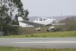 F-HIAF @ LFRB - Tecnam P2002 JF, Landing rwy 25L, Brest-Bretagne Airport (LFRB-BES) - by Yves-Q