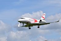 XA-DFN @ EGBJ - XA-DFN landing at Gloucestershire Airport. - by Andrew Ashbee